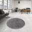 Tapis géométrique gris foncé-848990198