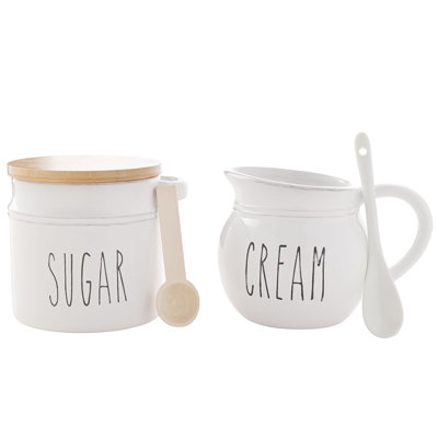  Sugar Pot and Cream Jug