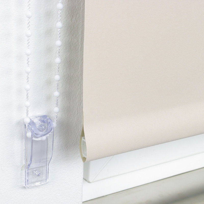 Blackout Roller Blind, Cream, 202cm L x 180cm W