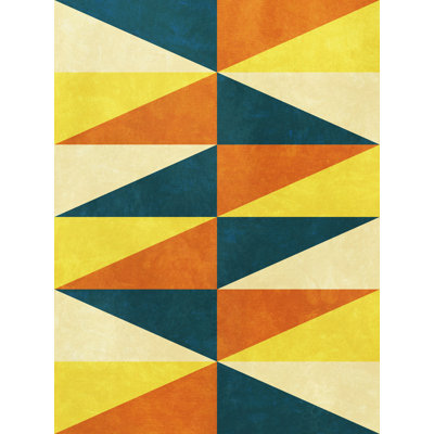 " Geometric With Triangles 2 " by Angel Estevez