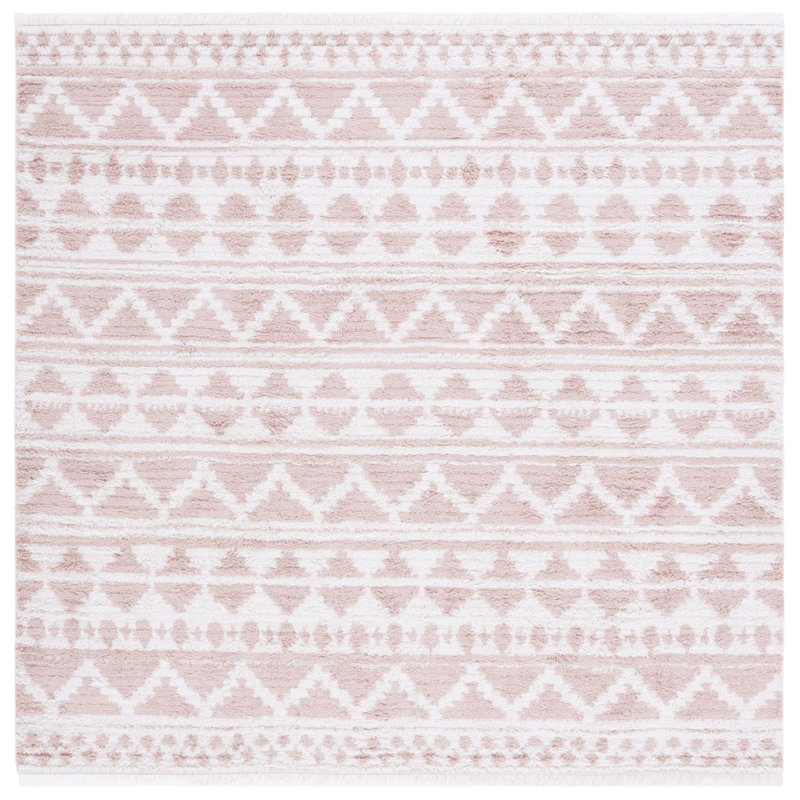 Belniak Performance Geometric Rug, Square 6'4"