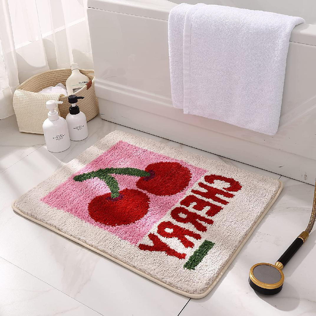 Microfiber Bathroom Mat Thick Anti-slip Doormat Living Bedroom