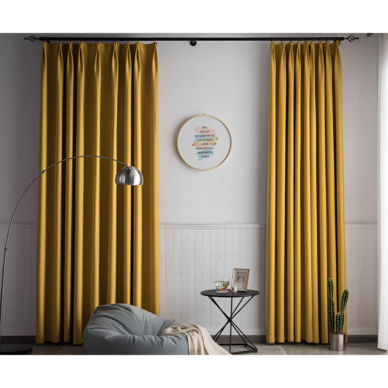 Matisyn Room Darkening Curtain Single Panel, 59.06" W x 106.3" L
