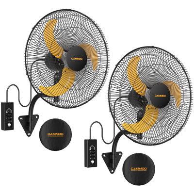 Ventilateur mural extérieur commercial commercial à 3 vitesses Cammoo de 18 pouces pour serre, garage, atelier, entrepôt, grange à cheval, gymnase