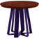 ARS Round Walnut Wood Dining Table