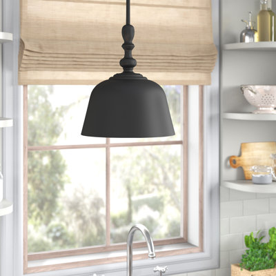 Hempstead 1-Light Dimmable Dome Pendant