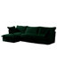 Canapé modulaire en L avec housse en L, canapé en nuage Corduroy avec repose-pieds convertible et 2 coussins, ensemble de canapé surdimensionné pour salon-1481262133-1481262138-1453880941