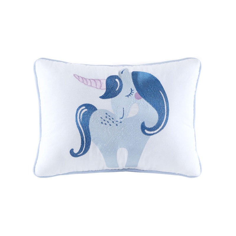 Whimsical Blue Cotton Reversible Kids Daybed Set