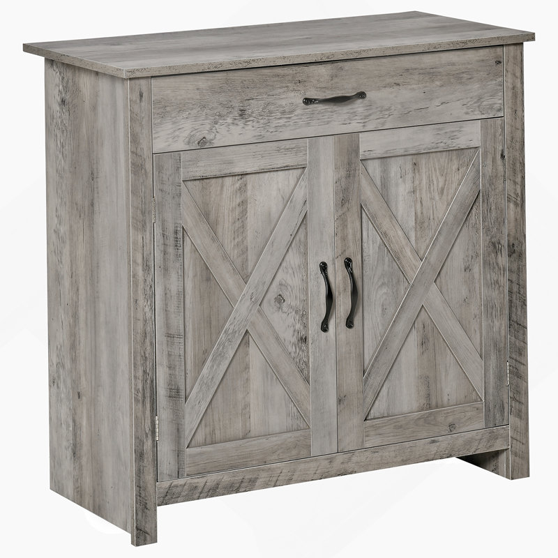 Sideboard Buffet Cabinet, Barn Door Style Kitchen Cabinet, Cabinet For Kitchen