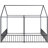 21 Metal Twin House Beds, Black, Strong & Safe Platform Design 2 Shared Construction Protected-2097664918