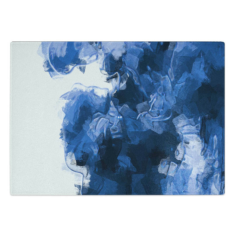 Glass Falling Through in Abstract Chopping Board, 28.5 cm W x 20 cm L