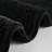 24x60" 100% Cotton Reversible 3000 Gsm Black Bath Rug - Machine Washable, And Dense Feel, , Medium Pile 1 Pcs Superior Table Top , Look,-782999310