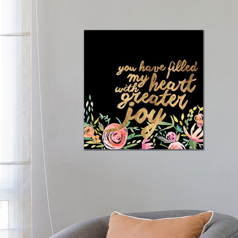 Floral Faith I by Studio W - Gallery-Wrapped Canvas Giclée on Canvas, 66.04 cm H x 66.04 cm W, Canvas