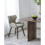 Fauteuil à oreilles en tissu Avril-841329561
