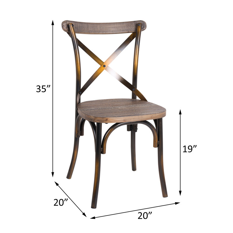 Chaise d'appoint Adelaide, Cuivre antique