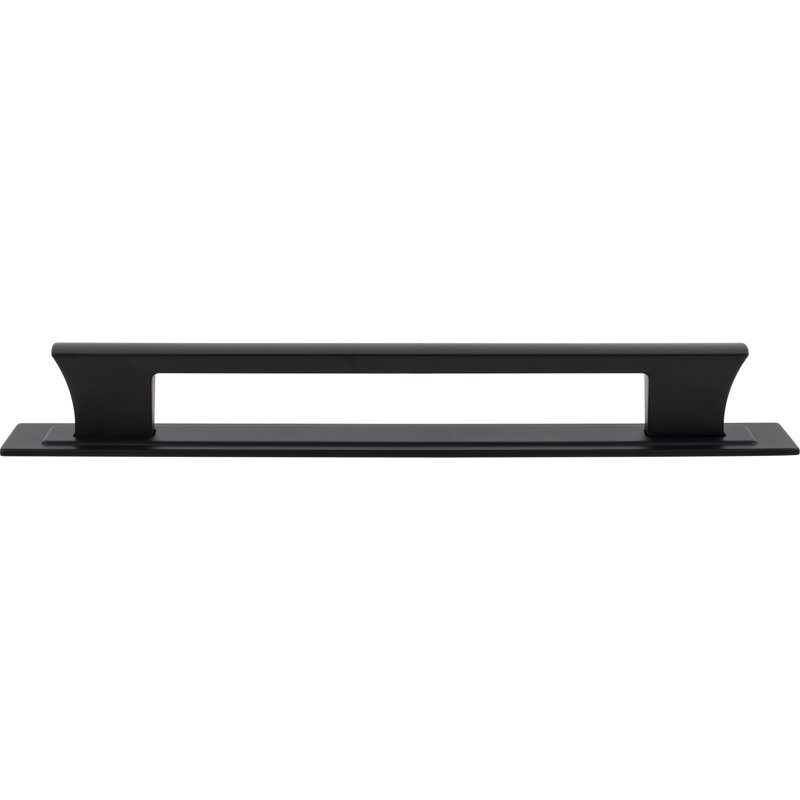 Zander Appliance Pull, Matte Black, 12"