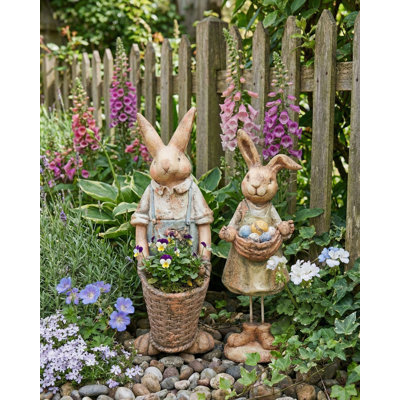 Animals Ceramic / Porcelain Garden Statue