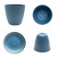 Jardinière intérieure / extérieure en plastique recyclé Dayton avec soucoupe attachée-1208387133-1215370448
