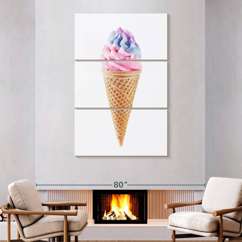 Crème glacée Yarlin, H 74 po x l 48 po