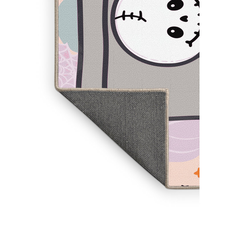 Tapis de vacances d'Halloween The Holiday Aisle®, Rectangulaire 2 pi x 3 pi