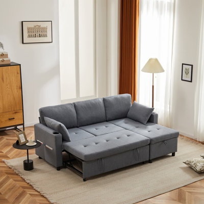 3 Seater Fabric Corner Sofa 