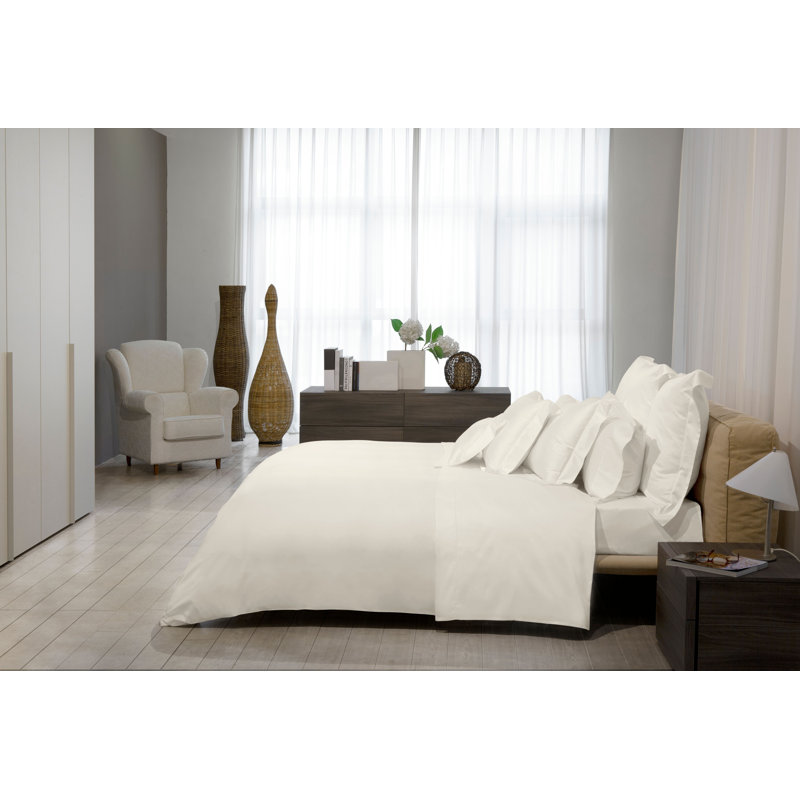 Nuvola Duvet Cover, Ivory, Queen Duvet Cover