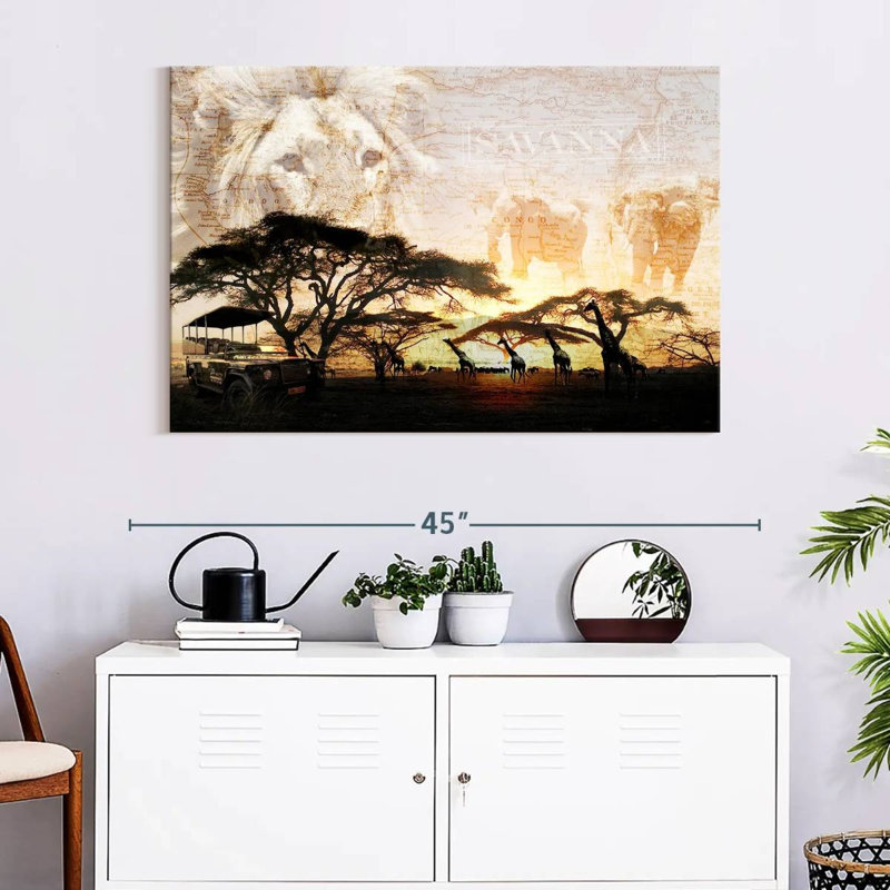 Ravi Savanna, 26" H x 39" W