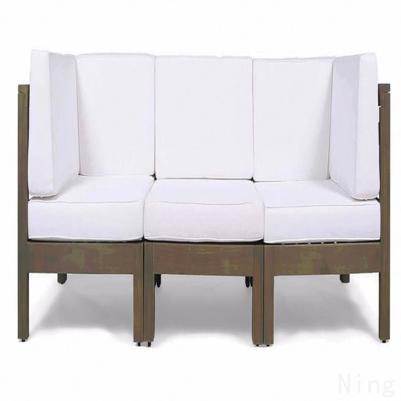 3-Piece Sofa Set, White