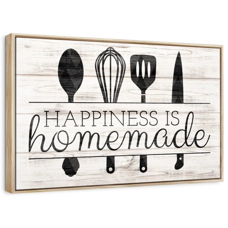 Tergel Happiness Is Homemade Kitchen Tools, 27" H x 40" W