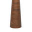 Lampe sur pied Seya de 58 po, abat-jour empire en tissu, base en bois brun conique
