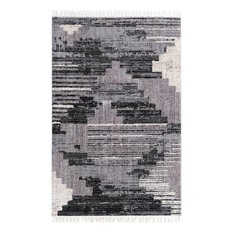 Gosnold Geometric Indoor Rug, Rectangle 6' x 9'