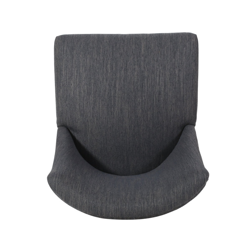 Andy Fabric Upholstered Side Chairs, Charcoal, 2