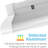 220W LED High Bay Light 2-Pack - 28,600LM 4FT Linear Warehouse Lighting, 1-10V Dimmable & 120-277V Compatible, UL Listed Fixture For Factories Workshops