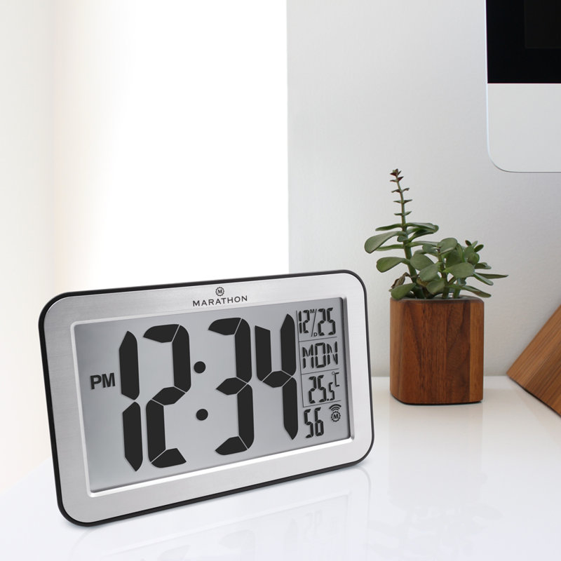 Horloge murale atomique, Argent