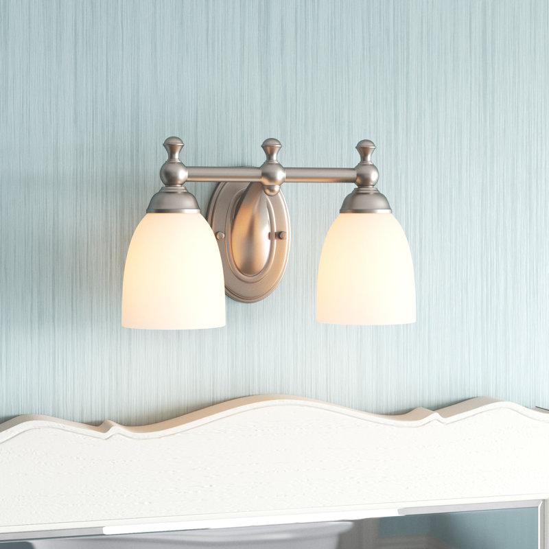 West Boylston 2 - Light Dimmable Vanity Light, Satin Nickel