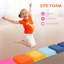 Tapis d'exercice hexagonal pliant 70,9 po x 11,8 po Kids Gymnastic Kids 6 panneaux pour la maison