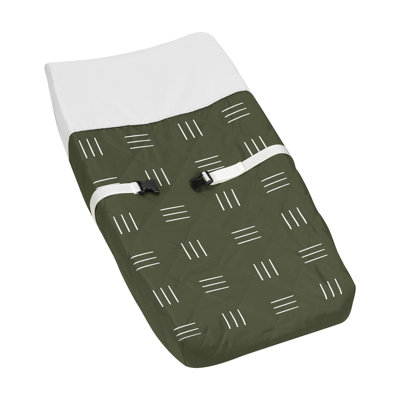 Jungle Animals Hatch Print Changing Pad Cover by Sweet Jojo Designs