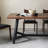 Modern simple solid wood dining table-109663469