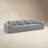142" Modern Deep Seat Corduroy Upholstered Sofa Couch with Oversized Cushions-1881042821