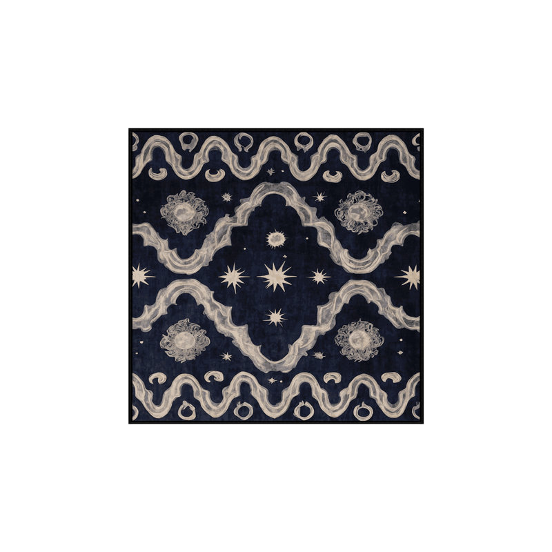 Tapis gris soyeux et moelleux, Carré 8 pi