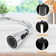 JS Pull Down Single Handle Kitchen Faucet with Deck Plate 3 Spray Modes Eco Water Saving
