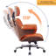 Chaise de bureau moderne en similicuir réglable-132936295