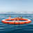 Inflatable Floating Dock ø10FT Water Dock Platform with ø8FT Mesh Pool-112966295