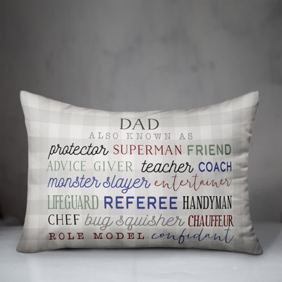 Dad Jobs Outdoor Rectangular Pillow Cover & Insert