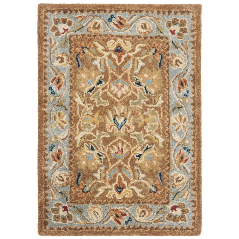 Molter Bergama Hand Tufted Wool Oriental Rug, Rectangle 2' x 3'