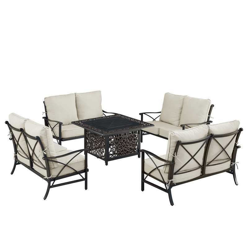 Tarisha Outdoor 6 - Piece Conversation Set