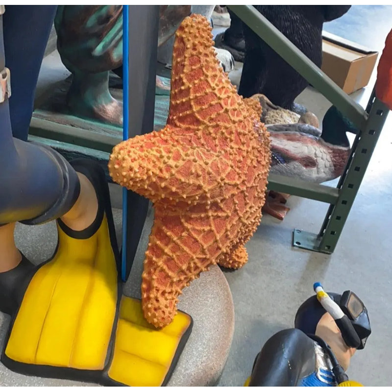 Comic Cushion Starfish Statue