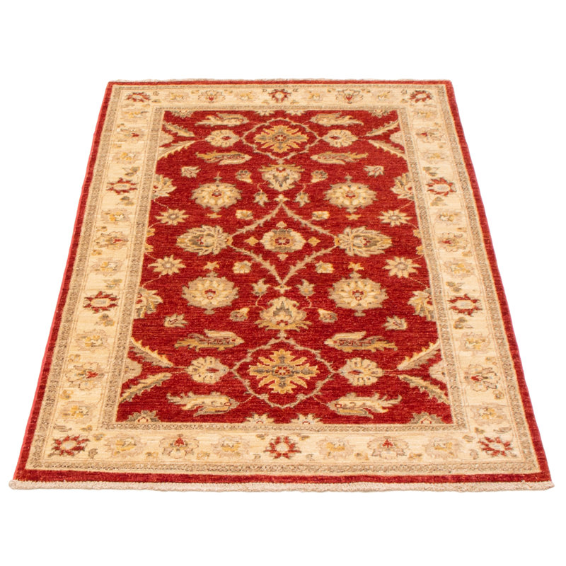 Tapis rouge Chobi Finest 3 pi 9 po x 5 pi 10 po