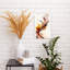 Golden Ink Bloom Abstract Modern Wall Art Print by Mauro - Wrapped Canvas Print-1272470853