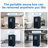 Portable Black Full Size Steam Sauna Tent–Personal Home Spa, With Steam Generator, Remote Control, Foldable Chair, PVC Pipes. Easy To Install,Fast Heating, With FCC & UL Certification.